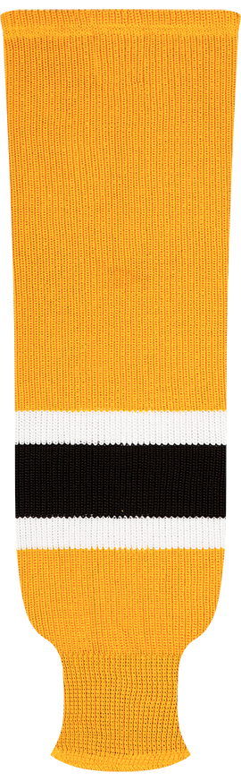 Kobe League Knit Boston Away Hockey Socks - 9832A