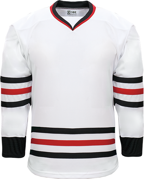 Kobe K3G Pro-Style Chicago Home Hockey Jersey - K3G06H