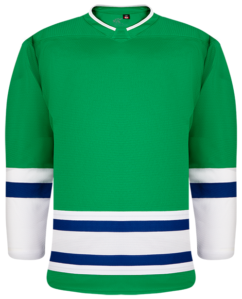 Kobe K3G Pro-Style Hartford Home Kelly Green Hockey Jersey - K3G25H
