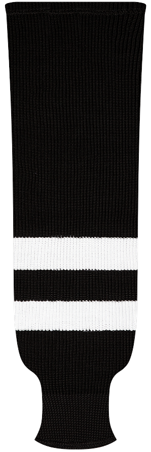 Kobe League Knit Los Angeles Black Hockey Socks - 9801A