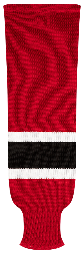 Kobe League Knit New Jersey Away Hockey Socks - 9823A