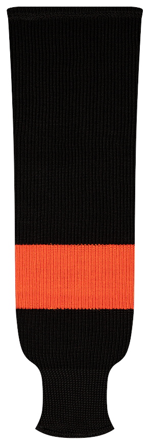 Kobe League Knit Philadelphia Black Hockey Socks - 9888R