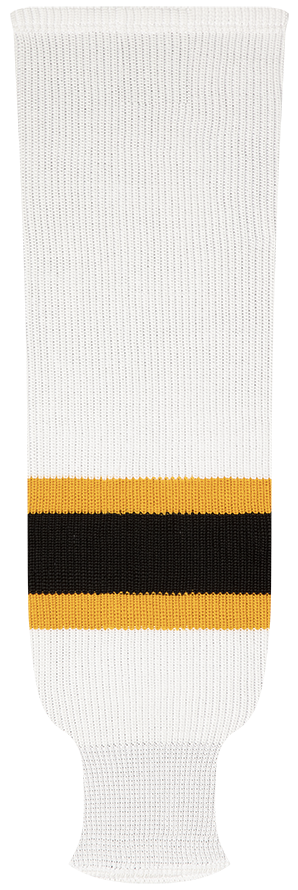 Kobe League Knit Boston Home Hockey Socks - 9832H