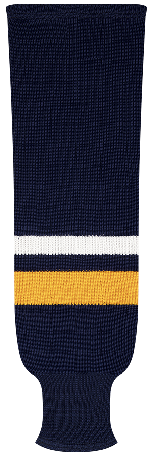 Kobe League Knit Buffalo Away Hockey Socks - 9802A
