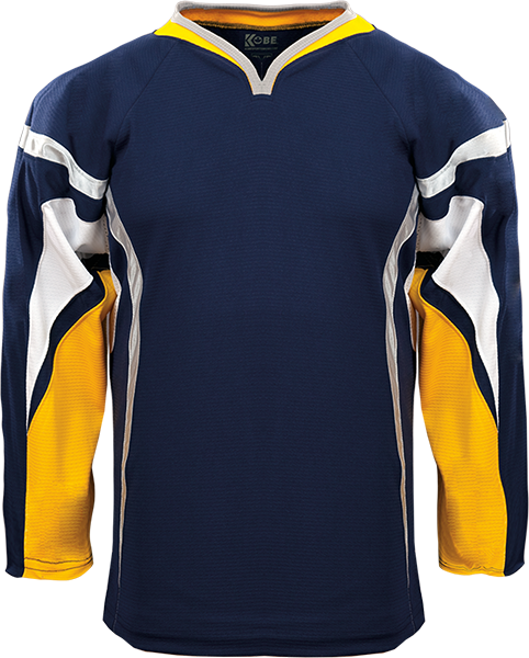Kobe K3G Pro-Style Buffalo Away Hockey Jersey - K3G02A