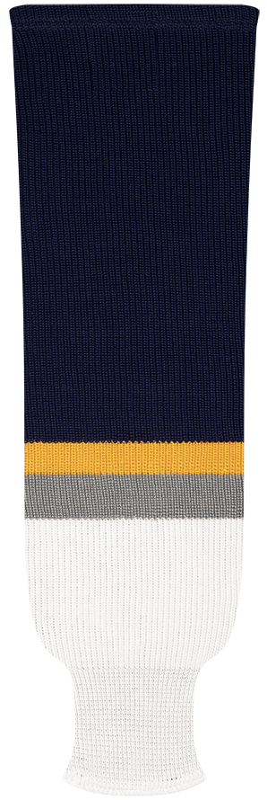Kobe League Knit Buffalo Home Hockey Socks - 9802H