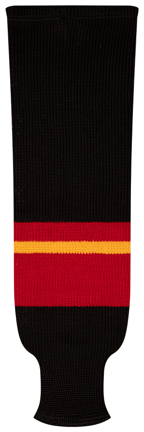 Kobe League Knit Calgary Away Hockey Socks - 9848A