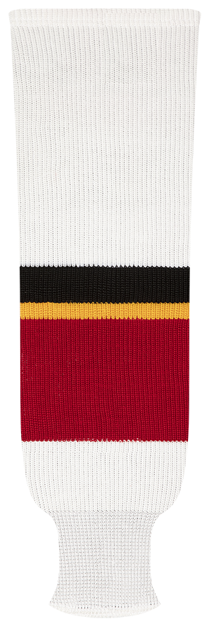 Kobe League Knit Calgary Home Hockey Socks - 9848H