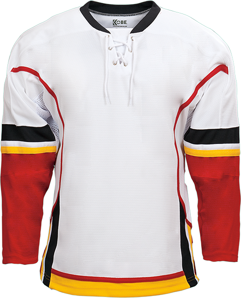Kobe K3G Pro-Style Calgary Home Hockey Jersey - K3G48H