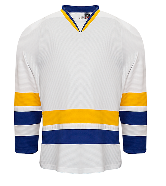 Kobe K3G Pro-Style Charlestown White Hockey Jersey - K3G07H
