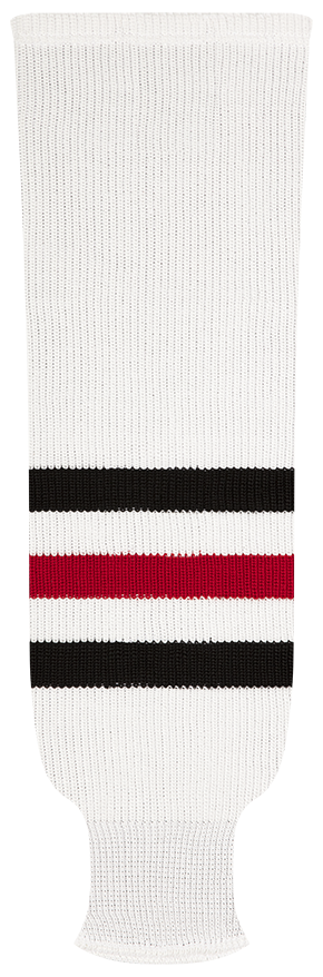 Kobe League Knit Chicago Home Hockey Socks - 9806H