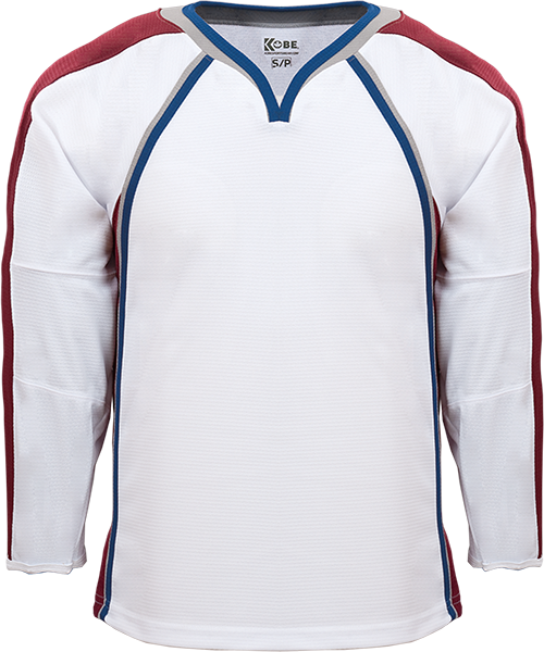 Kobe K3G Pro-Style Colorado Home Hockey Jersey - K3G35H
