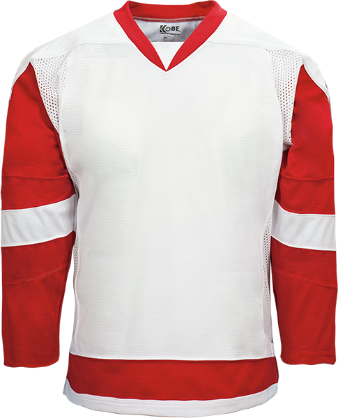 Kobe K3G Pro-Style Detroit Home Hockey Jersey - K3G00H