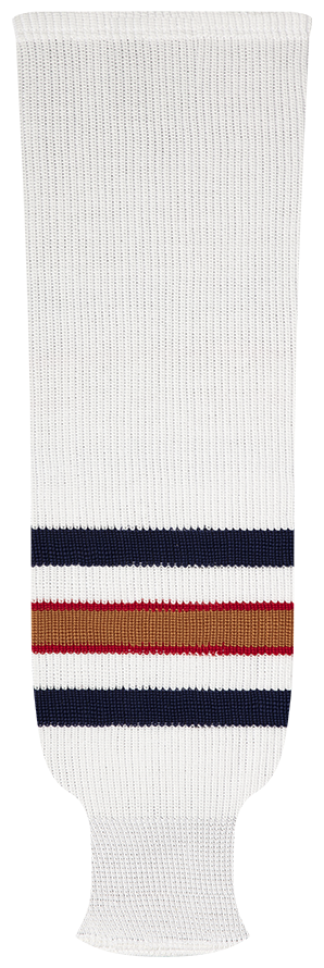 Kobe League Knit Edmonton Home Hockey Socks - 9837H
