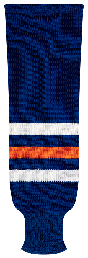 Kobe League Knit Edmonton Vintage Away Hockey Socks - 9811A