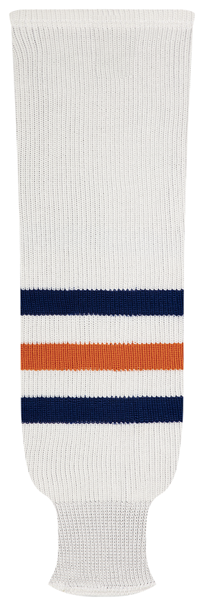 Kobe League Knit Edmonton Vintage Home Hockey Socks - 9811H