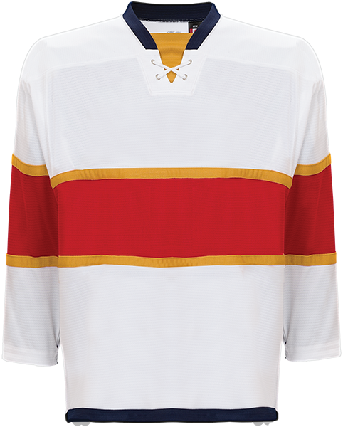 Kobe K3G Pro-Style Florida White Hockey Jersey - K3G28W