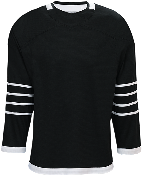 Kobe K3G Pro-Style Long Island Black Hockey Jersey - K3G50R