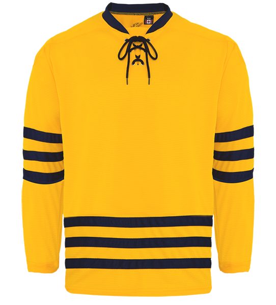 Kobe K3G Pro-Style Michigan Gold Hockey Jersey - K3G19R