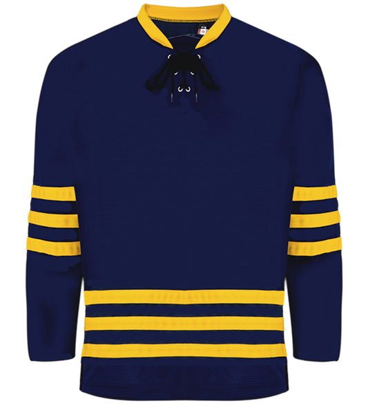 Kobe K3G Pro-Style Michigan Navy Hockey Jersey - K3G19A
