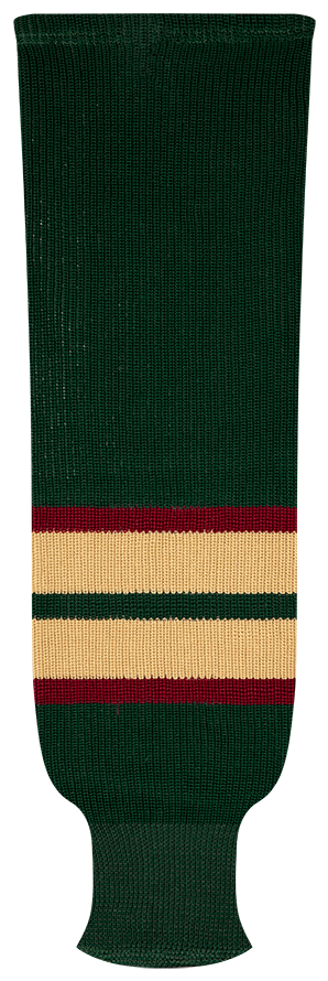 Kobe League Knit Minnesota Away Hockey Socks - 9856A