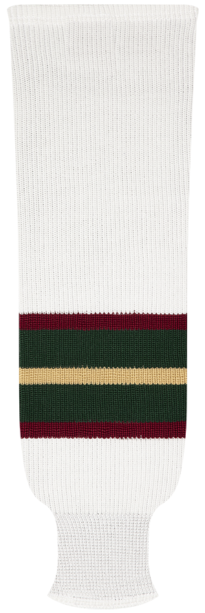 Kobe League Knit Minnesota Home Hockey Socks - 9856H
