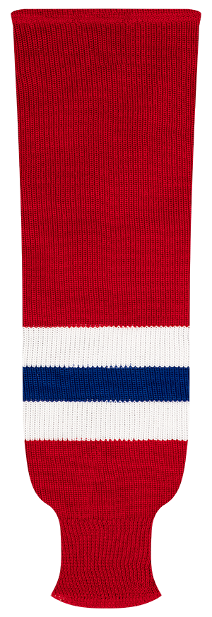 Kobe League Knit Montreal Away Hockey Socks - 9808A