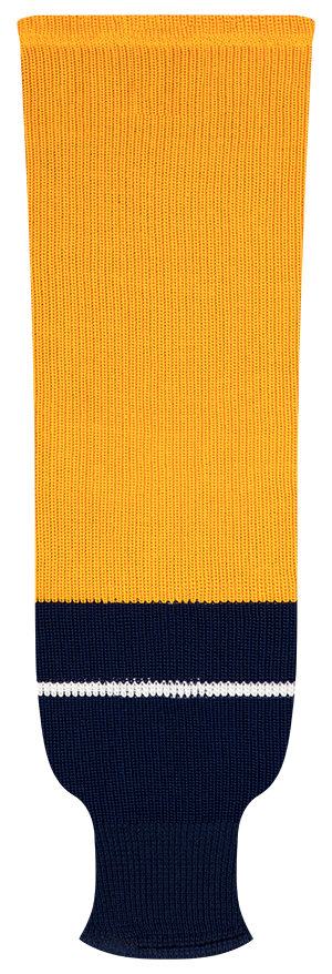 Kobe League Knit Nashville Gold Hockey Socks - 9843R