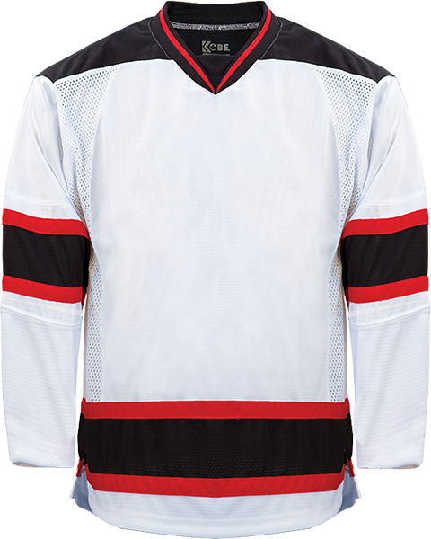 Kobe K3G Pro-Style New Jersey Home Hockey Jersey - K3G23H