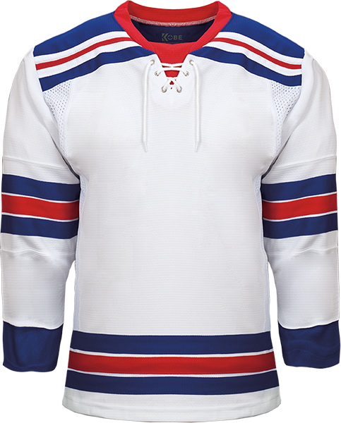 Kobe K3G Pro-Style New York Home Hockey Jersey - K3G18H