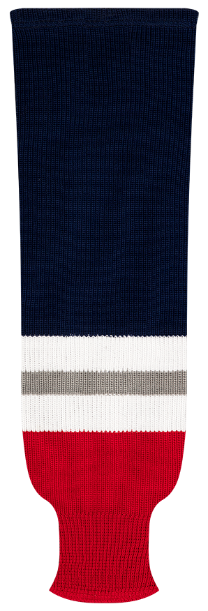 Kobe League Knit NY Rangers Away Hockey Socks - 9845A