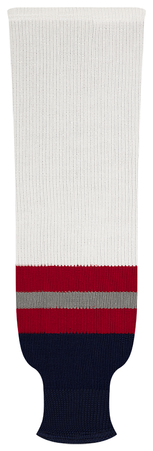 Kobe League Knit NY Rangers Home Hockey Socks - 9845H
