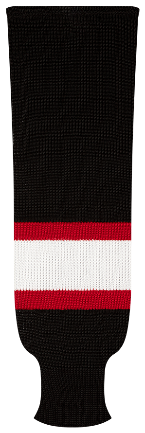 Kobe League Knit Ottawa Away Hockey Socks - 9833A