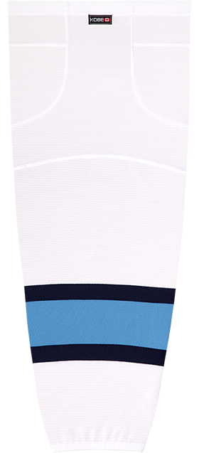 Kobe K3G Pro Pittsburgh Winter Classic White Hockey Socks - K3GS87W