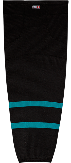 Kobe K3G Pro San Jose 3rd Black Hockey Socks - K3GS44R