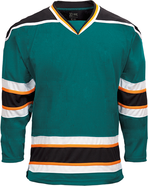 Kobe K3G Pro-Style San Jose Away Hockey Jersey - K3G44A