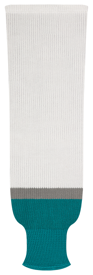 Kobe League Knit San Jose Home Hockey Socks - 9844H