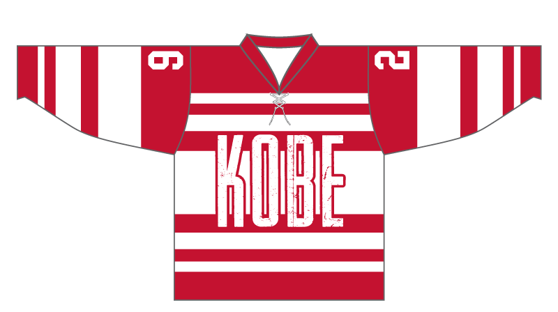 Kobe Custom Sublimated Hockey Jersey Design HKY158 - HKY158