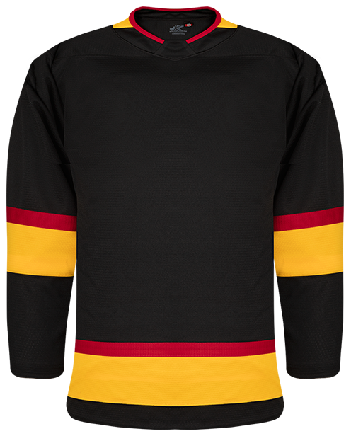 Kobe K3G Pro-Style Vancouver Vintage Black Hockey Jersey - K3G54R