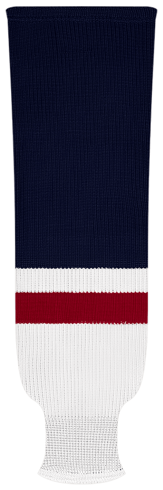 Kobe League Knit Washington White Hockey Socks - 9830H