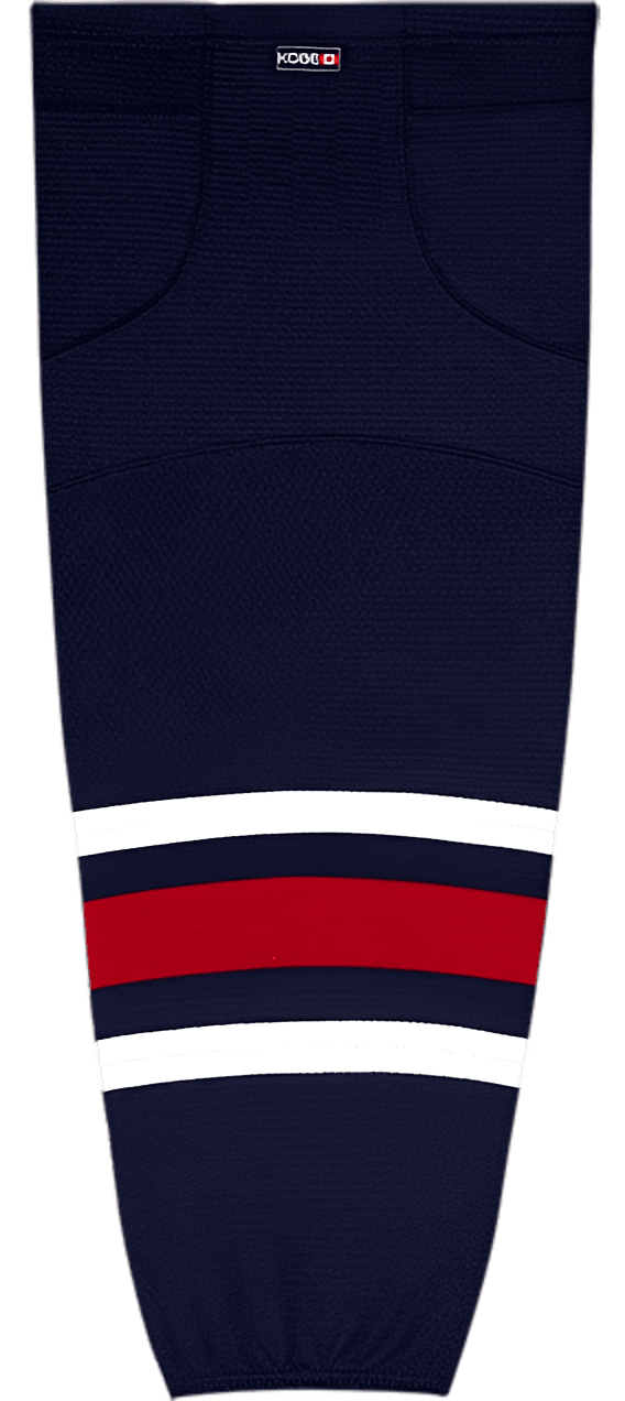 Kobe K3G Pro Winnipeg Heritage Classic Navy Hockey Socks - K3GS76A